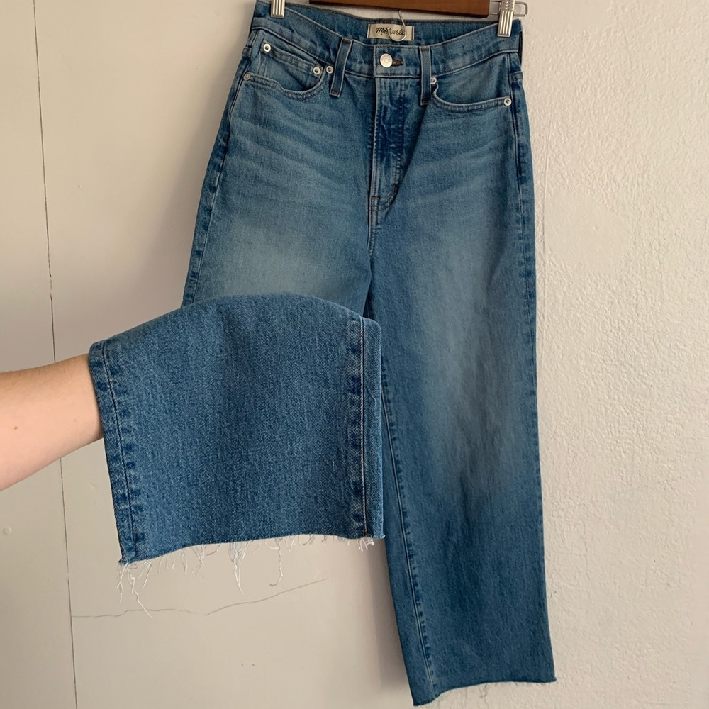 Madewell Perfect Vintage Wide Leg Crop jean